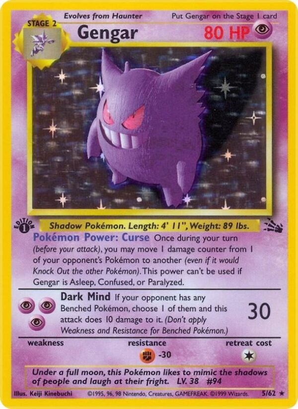 Gengar (5) — Fossil Gengar (5) — Fossil