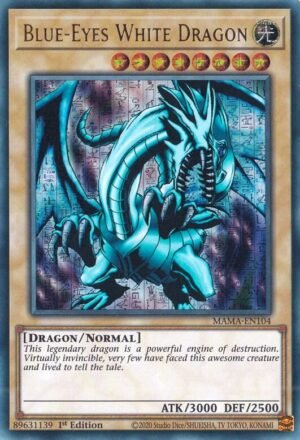 Blue-Eyes White Dragon trading card