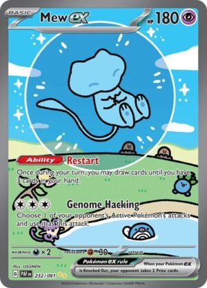 Mew ex - 232/091 — SV: Paldean Fates