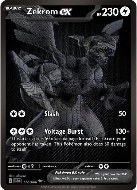 Zekrom ex - 172/086 — SV: Black Bolt Zekrom ex - 172/086 — SV: Black Bolt