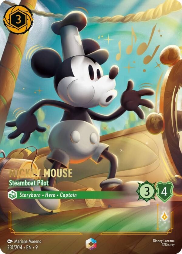 Mickey Mouse - Steamboat Pilot (Enchanted) — Fabled Mickey Mouse - Steamboat Pilot (Enchanted) — Fabled