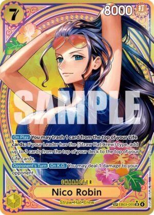 Nico Robin (055) (SP) — Extra Booster: One Piece Heroines Edition Nico Robin (055) (SP) — Extra Booster: One Piece Heroines Edition
