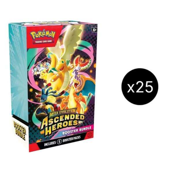 Ascended Heroes Booster Bundle Case — ME: Ascended Heroes Ascended Heroes Booster Bundle Case — ME: Ascended Heroes