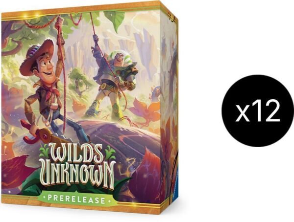 Disney Lorcana: Wilds Unknown Prerelease Box Case — Wilds Unknown Disney Lorcana: Wilds Unknown Prerelease Box Case — Wilds Unknown