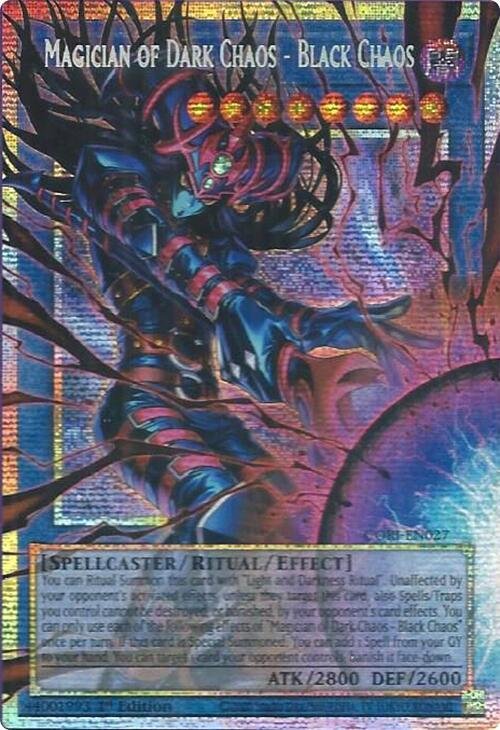 Magician of Dark Chaos - Black Chaos (Starlight Rare) (Extended Art) — Chaos Origins Magician of Dark Chaos - Black Chaos (Starlight Rare) (Extended Art) — Chaos Origins