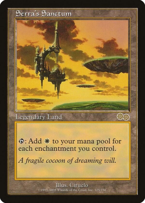 Serra's Sanctum — Urza's Saga